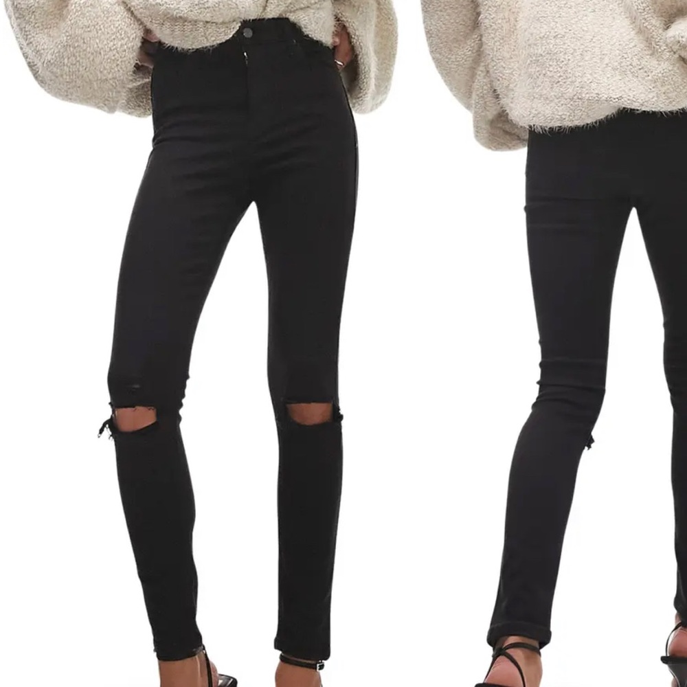 Top shop ripped skinny women’s jeans “Jamie”